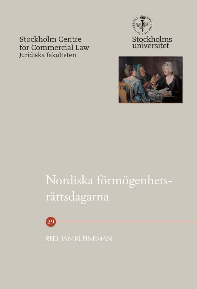Kleineman, Jan | Nordiska förmögenhetsrättsdagarna