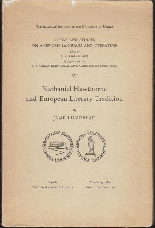 Lundblad, Jane | Nathaniel Hawthorne and european literary tradition
