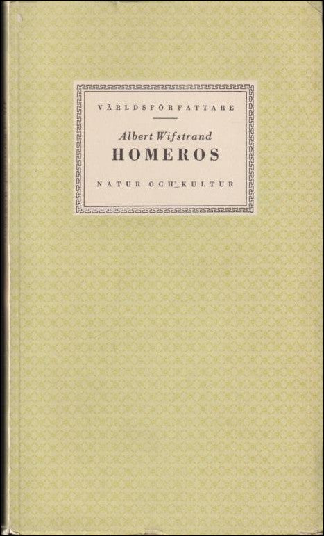 Wifstrand, Albert | Homeros