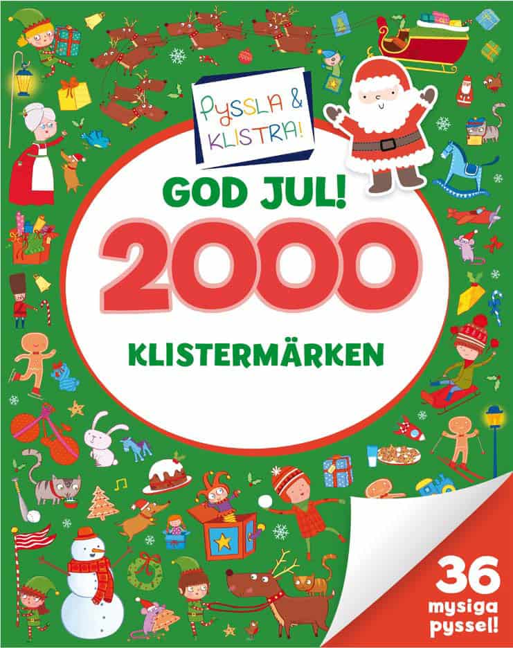 Gipetti, Rachel | 2000 klistermärken. God jul! : God jul!
