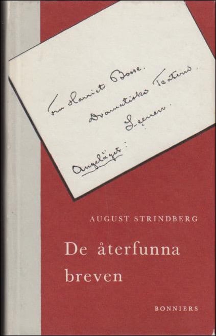 Strindberg, August | De återfunna breven till Harriet Bosse