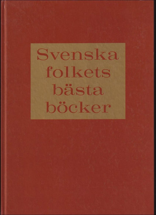 Nilsson, Jerker / Nyrén, Ulf | Svenska folkets bästa böcker : [sammanställda från den landsomfattande omröstning som tid...