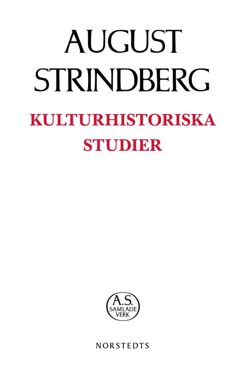 Strindberg, August | Kulturhistoriska Studier