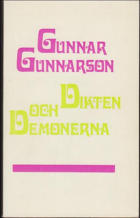 Gunnarson, Gunnar | Dikten och demonerna