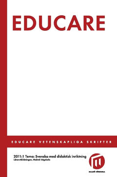 Bergman, Lotta | Educare : 2011:1 : tema: Svenska med didaktisk inriktning