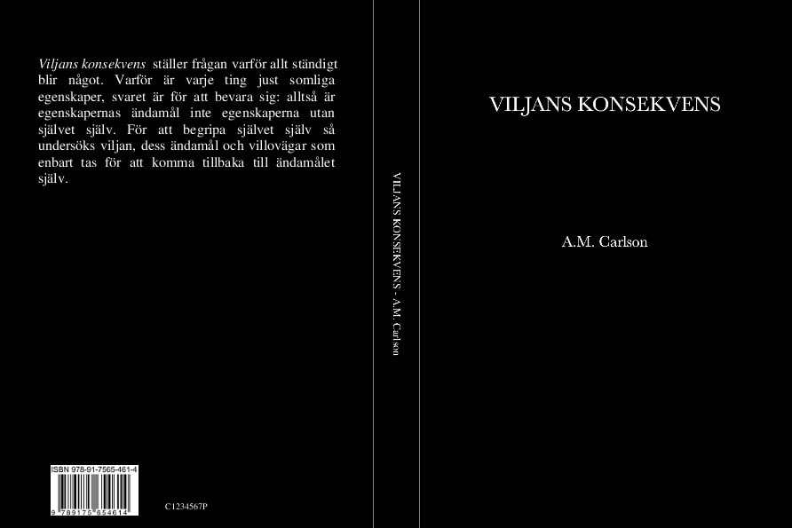 Carlson, A.M. | Viljans konsekvens