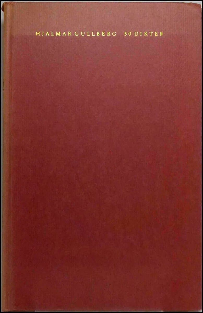 Gullberg, Hjalmar | 50 dikter