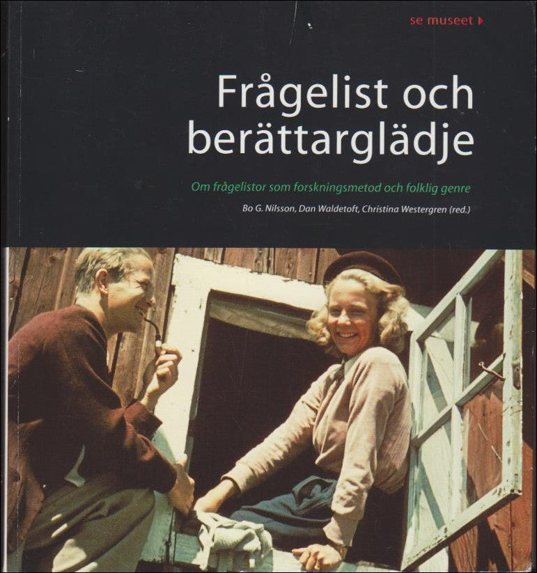 Nilsson, Bo G.| Waldetoft, Dan | Christina Westergren (red.) | Frågelist och berättarglädje : Om frågelistor som forskni...