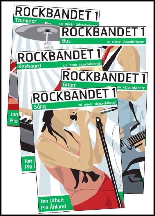 ÅHlund, Pia| Utbult, Jan | Rockbandet 1 (bokpaket)