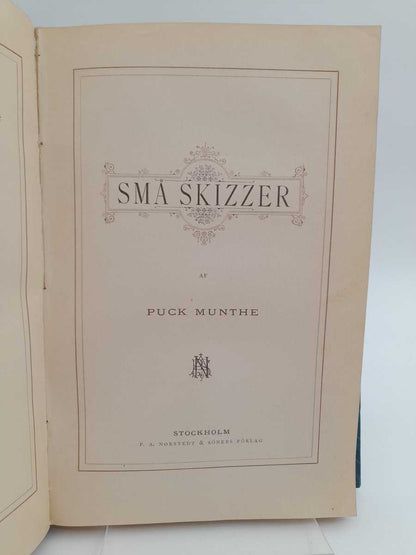 Munthe, Axel | Från Napoli | Små skizzer : resebref / af Puck Munthe | / af Puck Munthe