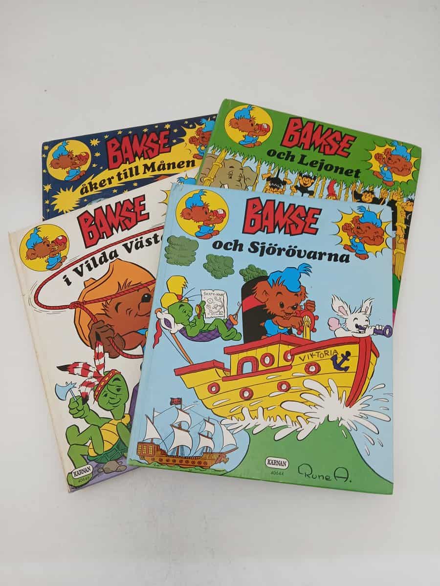 Andréasson, Rune | Bamse : 4 äventyr