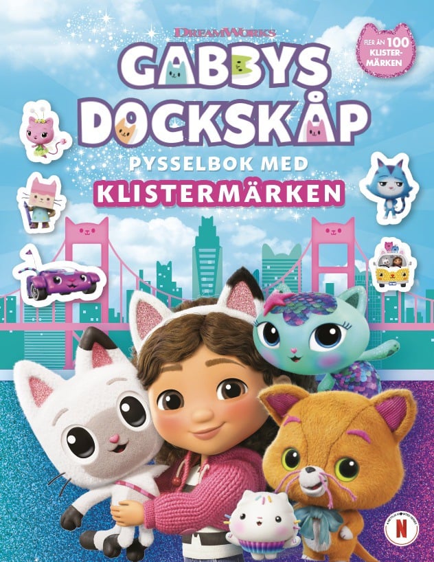 Gabbys dockskåp : Pysselbok med klistermärken