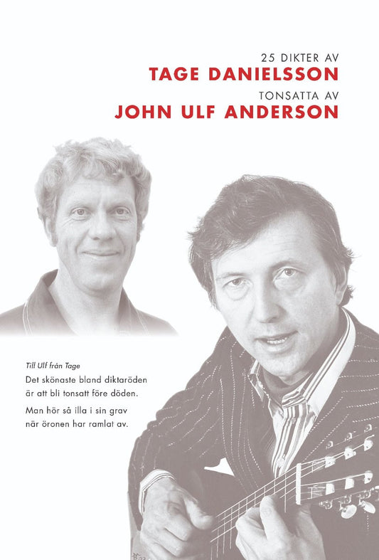 Danielsson, Tage | 25 dikter av Tage Danielsson : Tonsatta av John Ulf Anderson