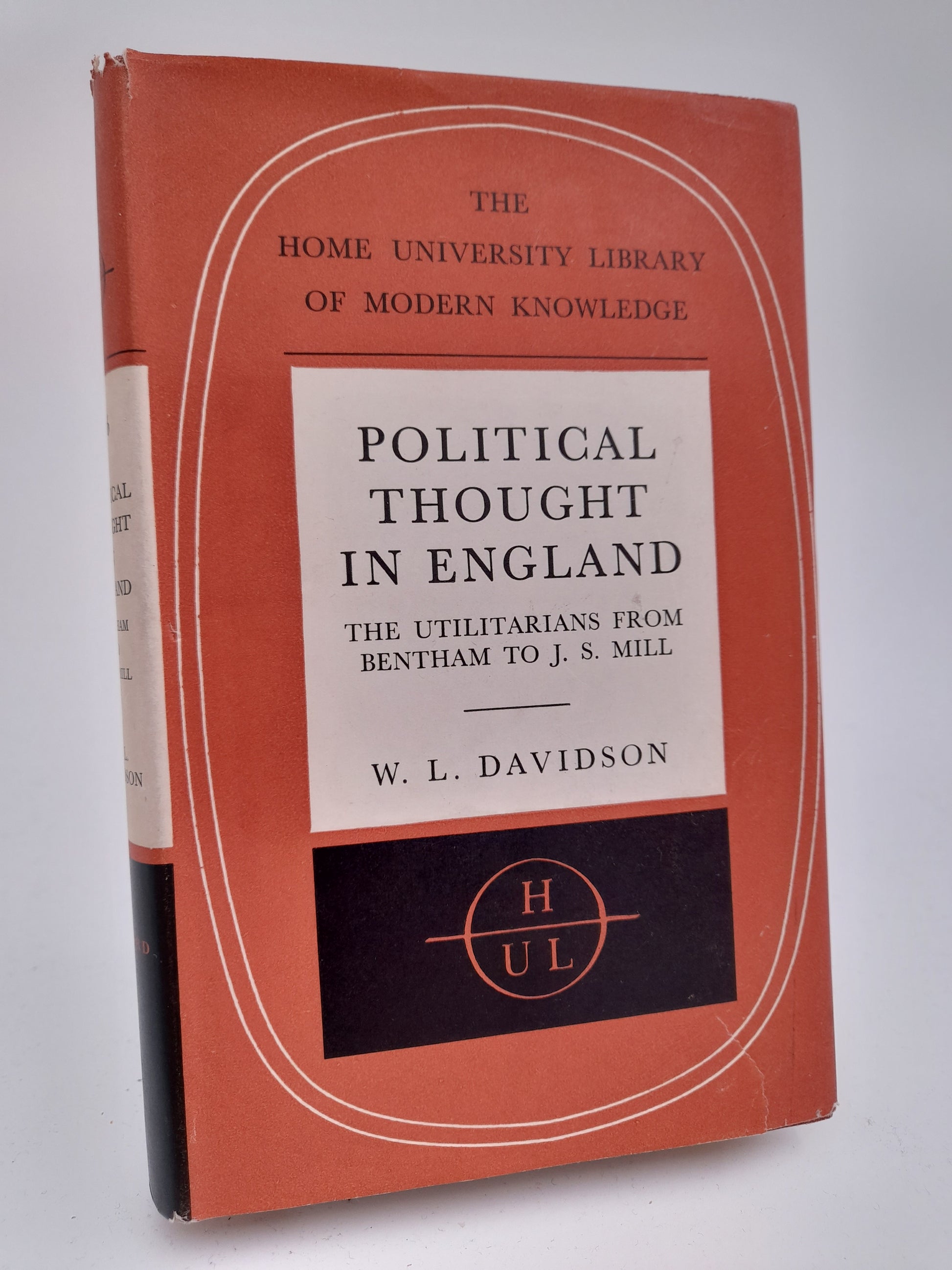 Davidson, William Leslie | Political thought in England : The Utilitarians from Bentham to Mill