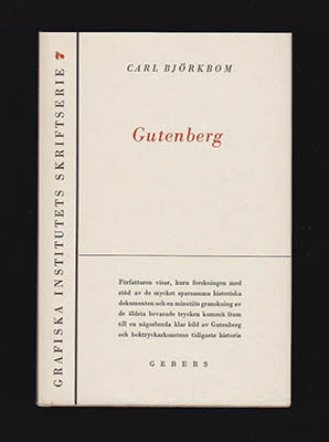 Björkbom, Carl | Johann Gutenberg