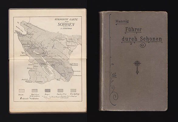 Hennig, Anders | Geologischer Führer durch Schonen (Skåne) : Hierzu eine Üebersichtskarte und 35 Figuren im Texte