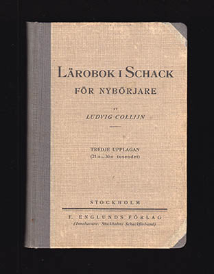 Collijn, Ludvig | Lärobok i schack för nybörjare