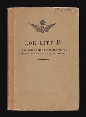 Dahlstedt, S. | Kristoffersson, O | Lok litt D : Järnvägsstyrelsens uppdrag utarbetad av S