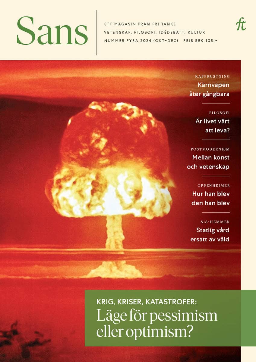 Sans 4/2024. Krig, kriser, katastrofer : Krig, kriser, katastrofer: Läge för pessimism eller optimism?