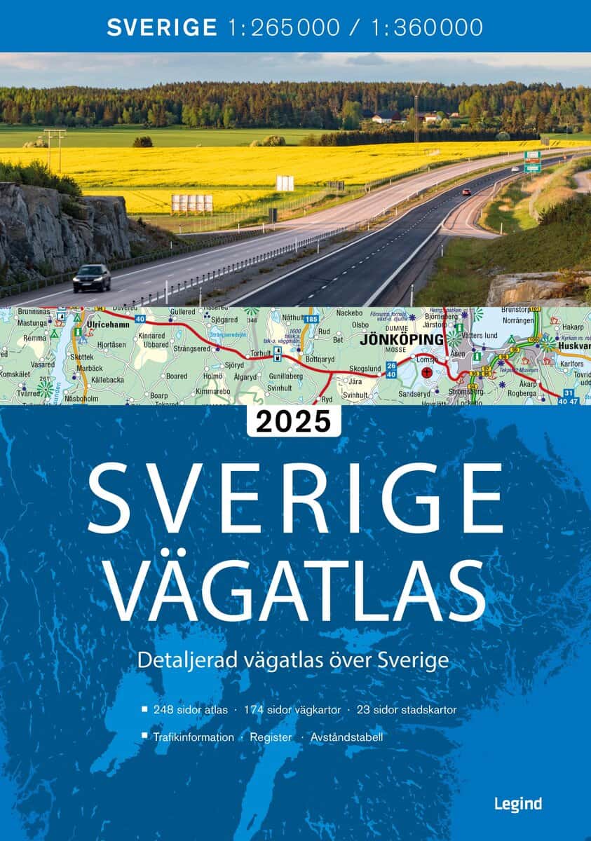 Sverige vägatlas 2025