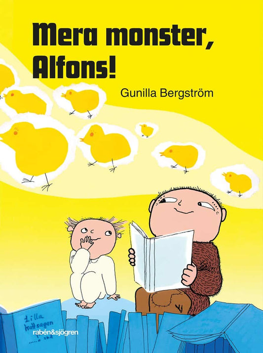 Bergström, Gunilla | Mera monster, Alfons! : Value, object or array expected.* Line 1, Column 2  Extra non-whitespace af...