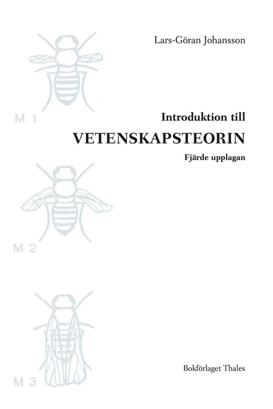 Johansson, Lars-Göran | Introduktion till vetenskapsteorin