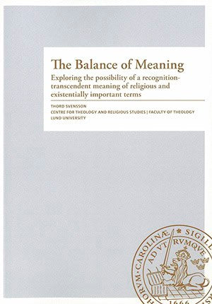 Svensson, Thord | The Balance of Meaning