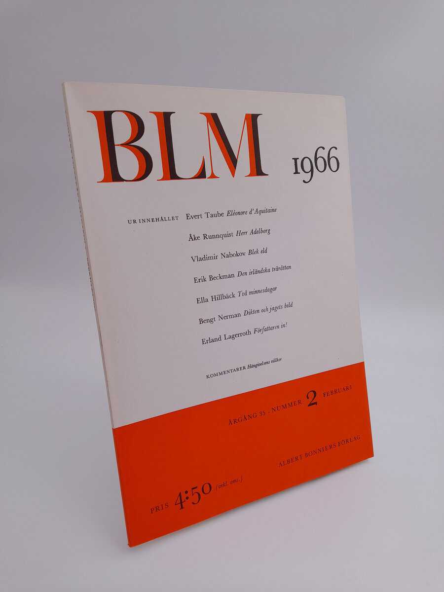 Bonniers litterära magasin | 1966/2