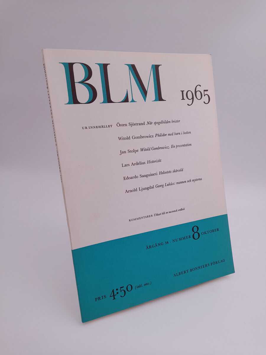 Bonniers litterära magasin | 1965/8