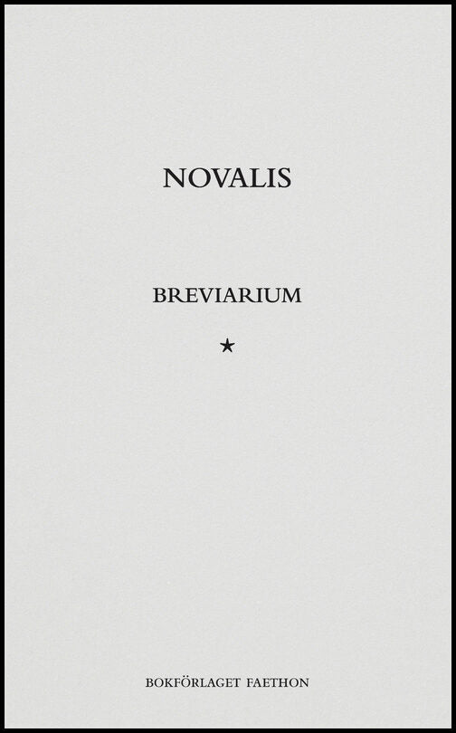 Novalis | Breviarium