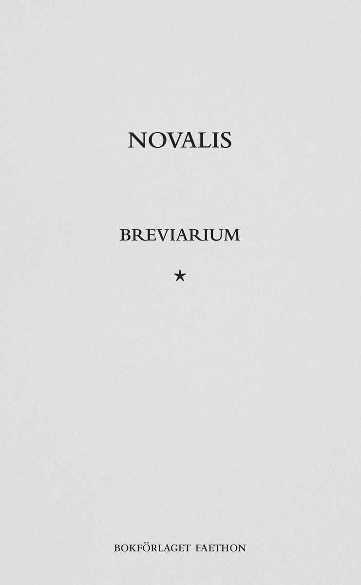 Novalis | Breviarium