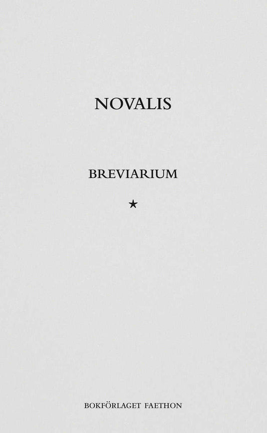 Novalis | Breviarium