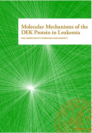 Sandén, Carl | Molecular mechanisms of the DEK protein in leukemia