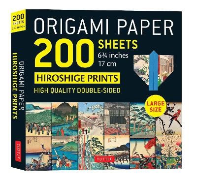 Publishing, Tuttle | Origami Paper 200 sheets Japanese Hiroshige Prints 6.75 inch : Instructions