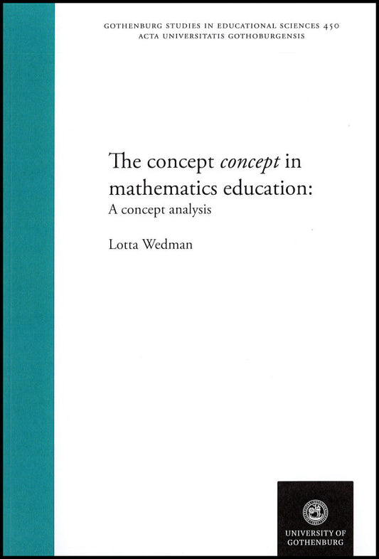 Wedman, Lotta | The concept concept in mathematics education : A concept analysis