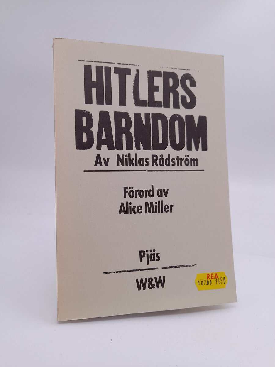 Rådström, Niklas | Hitlers barndom