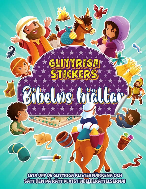 Glittriga stickers : Bibelns hjältar