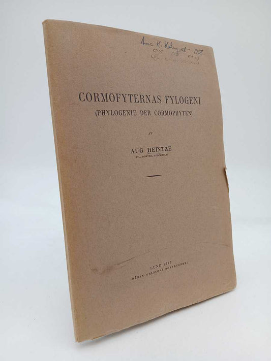 Heintze, Aug. | Cormofyternas fylogeni (Phylogeni der Cormophyten)