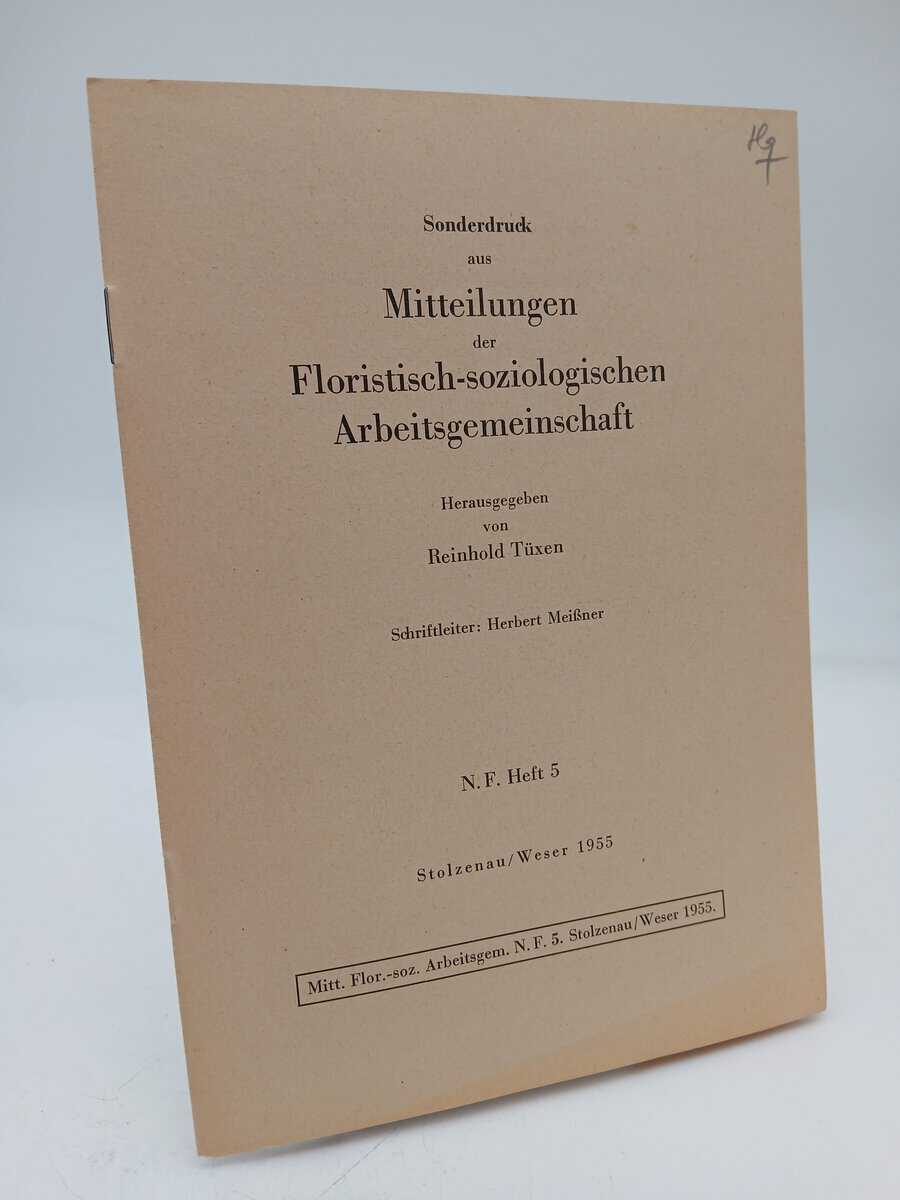 Tüxen, R. | Meissner, H. | Bibliographia Phytosociologica Germania, Pars V. : (1953 und Nachträge)