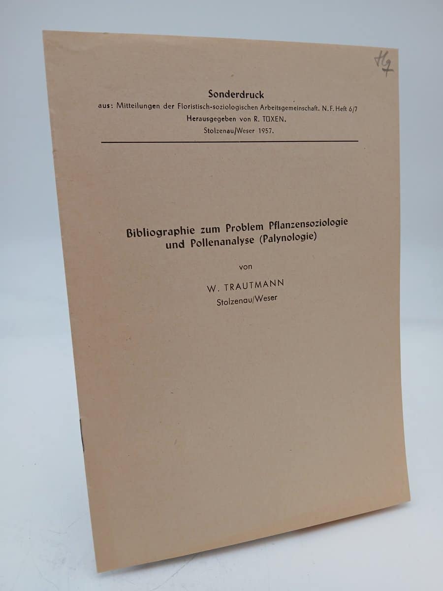 Trautmann, W. | Bibliographie zum Problem Pflanzensoziologie und Pollenanalyse (Palynologie)