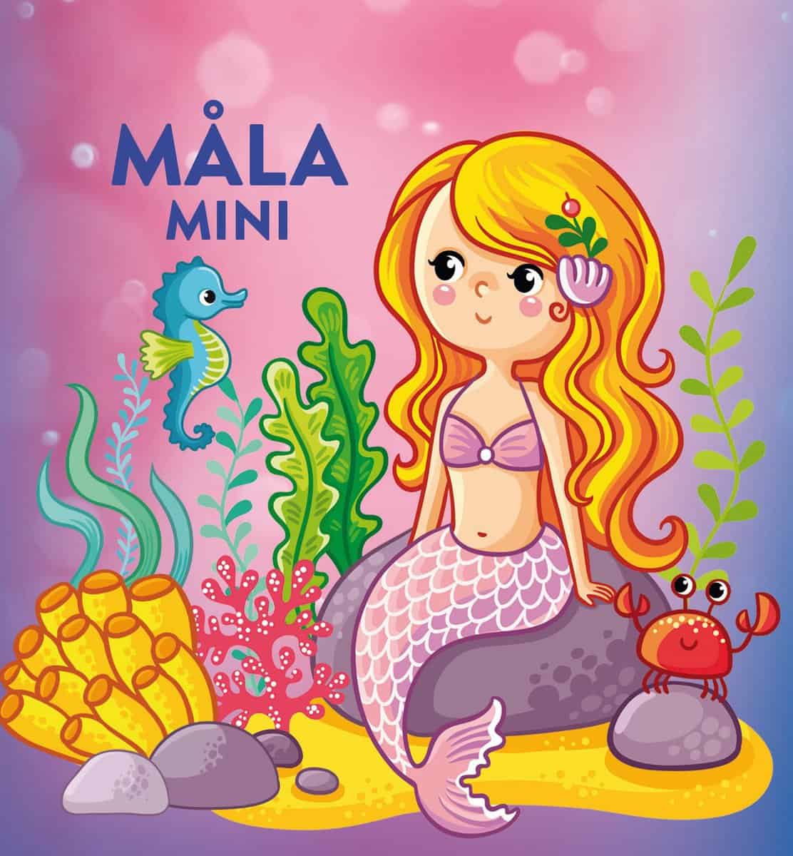 Måla mini. Magiska sjöjungfrur : Magiska sjöjungfrur