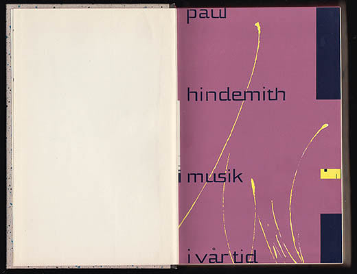 Hindemith, Paul | Musik i vår tid