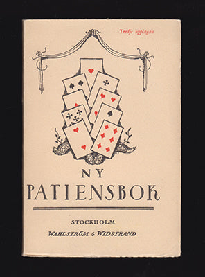 Ny patiensbok : Sjuttiofem patienser för en och två personer med en och flera vanliga lekar samt pikélek