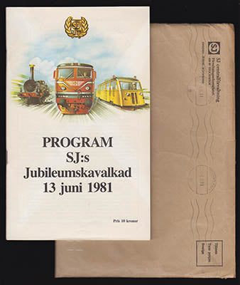 Ekström, Gert | Jangö, Jan | Program SJ:s Jubileumskavalkad 13 juni 1981