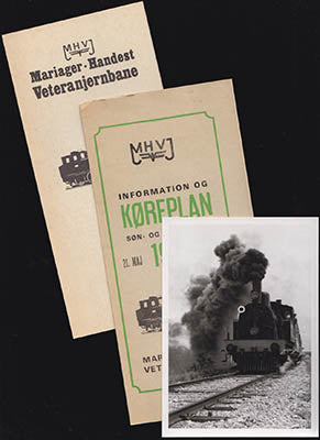[Mariager-Handest Veteranjernbane] | Fra MFVJ til MHVJ 3. maj 1970 : Udgivet i anledning af åbningen af Mariager-Handest...