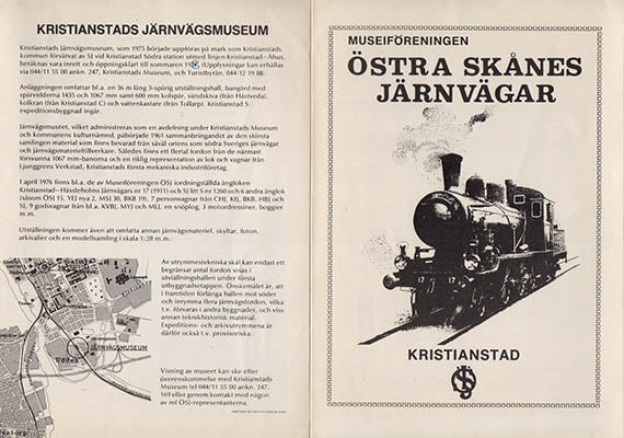 [Östra Skånes järnvägar] | Museiföreningen Östra Skånes järnvägar : Kristianstad [Östra Skånes järnvägar]