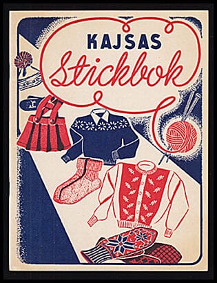 Strålin, Karin | Kajsas stickbok : Kortfattad handledning i stickning samt 39 lättstickade modeller