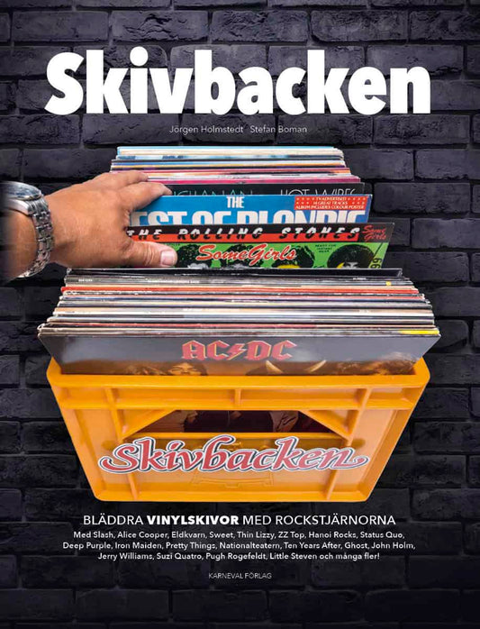 Holmstedt, Jörgen | Skivbacken : Bläddra vinylskivor med rockstjärnorna