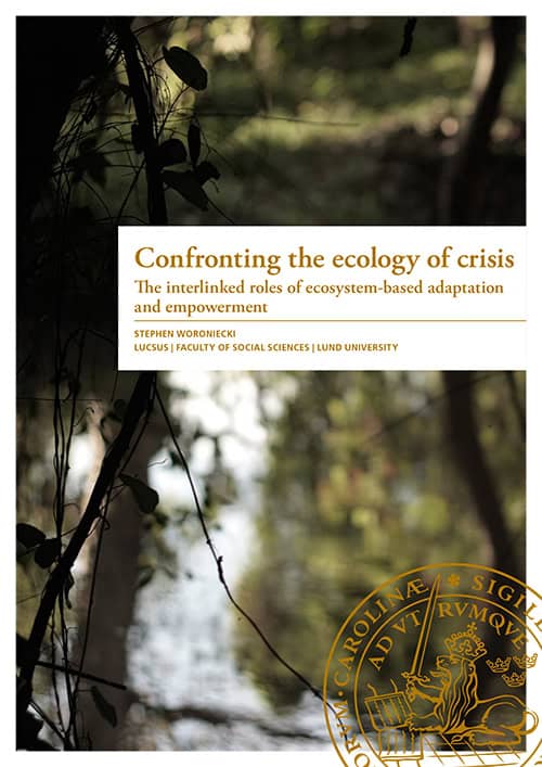 Woroniecki, Stephen | Confronting the ecology of crisis