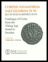 Jonsson, Kenneth | Corpus Nummorum, 4. Blekinge 1 : Catalogue of Coins from the Viking Age found in Sweden